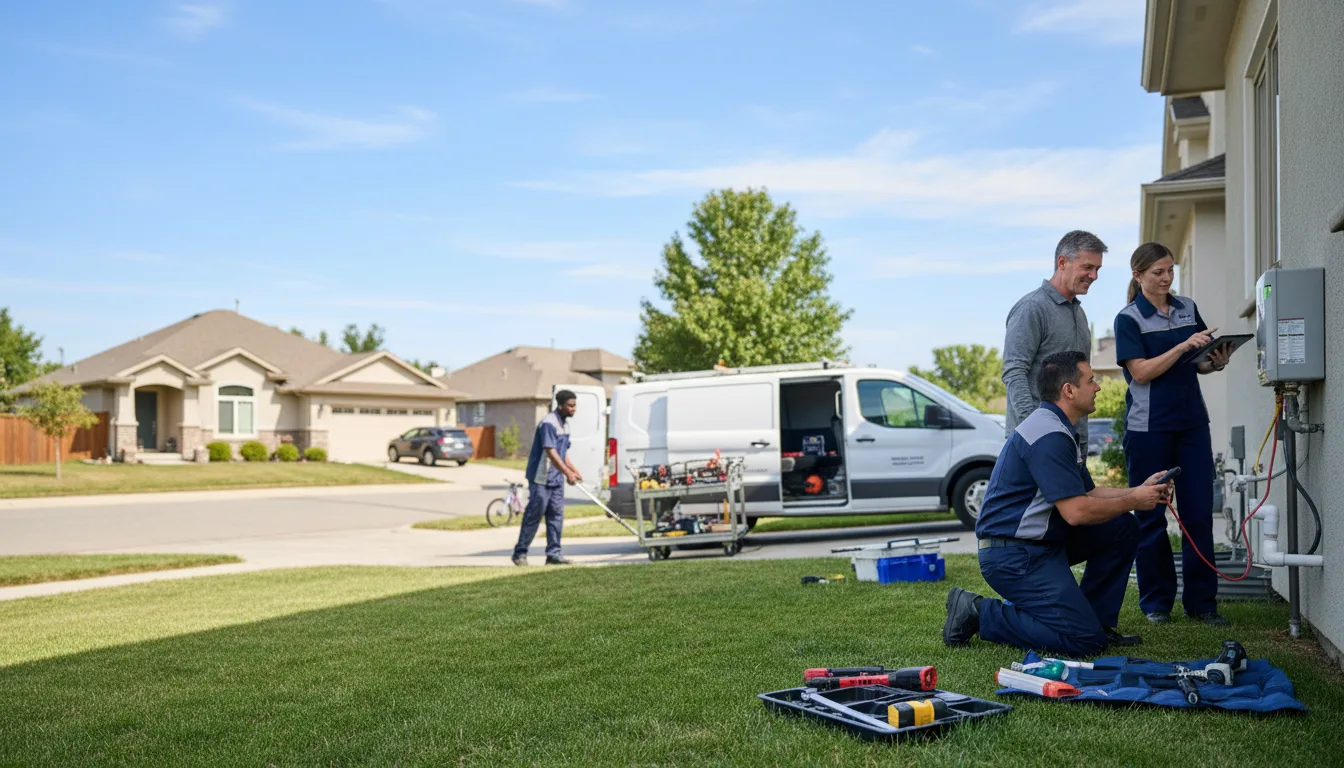 Tankless water heater service in Swink, OK